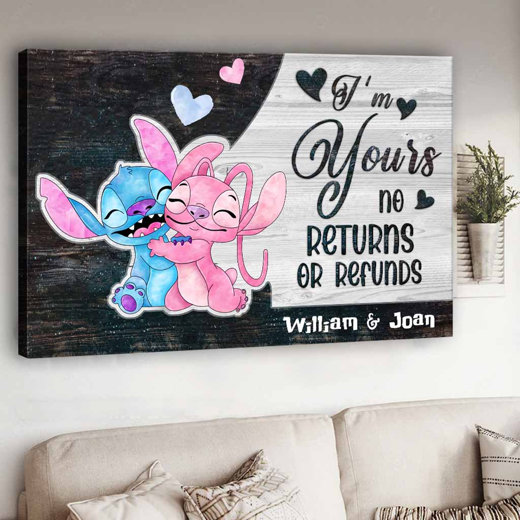 Personalized Ohana Canvas Poster Unique Couple Gift Canvas and Poster GradoCreations