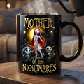 Personalized Black Mug Mother of Little Nightmares Gift for Mom Mug GradoCreations