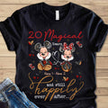 Personalized Couple T-shirt and Hoodie with Names for Anniversary Gift T-shirt & Hoodie GradoCreations