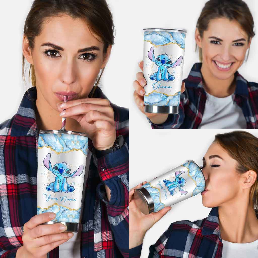 Personalized Ohana Tumbler Custom Name Gift for Mom or Birthday Tumbler GradoCreations