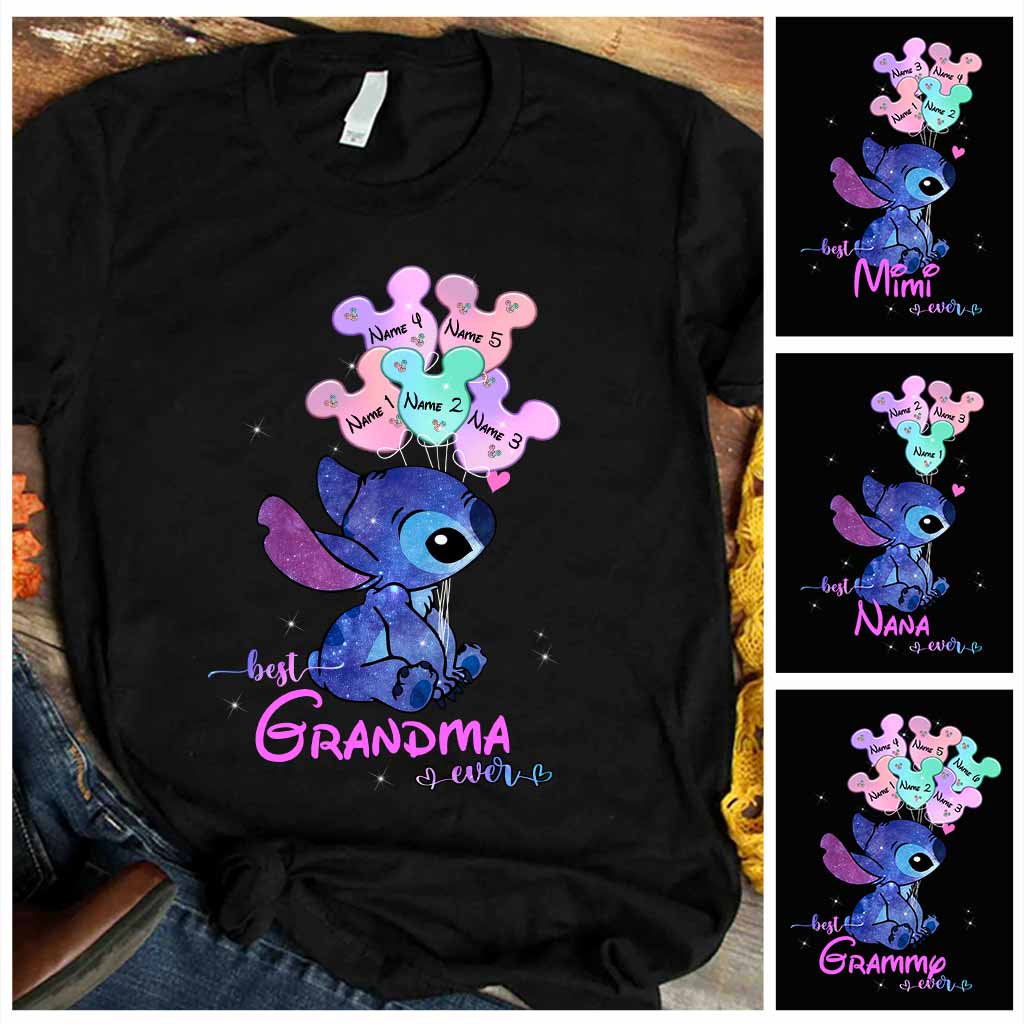 Personalized Best Grandma Ever T-shirt & Hoodie with Names for Mother's Day T-shirt & Hoodie GradoCreations