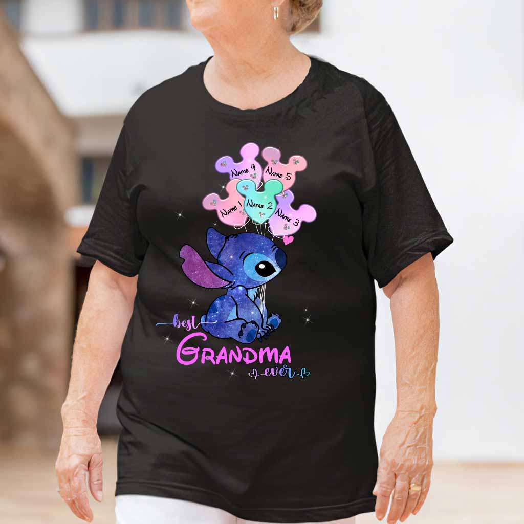 Personalized Best Grandma Ever T-shirt & Hoodie with Names for Mother's Day T-shirt & Hoodie GradoCreations