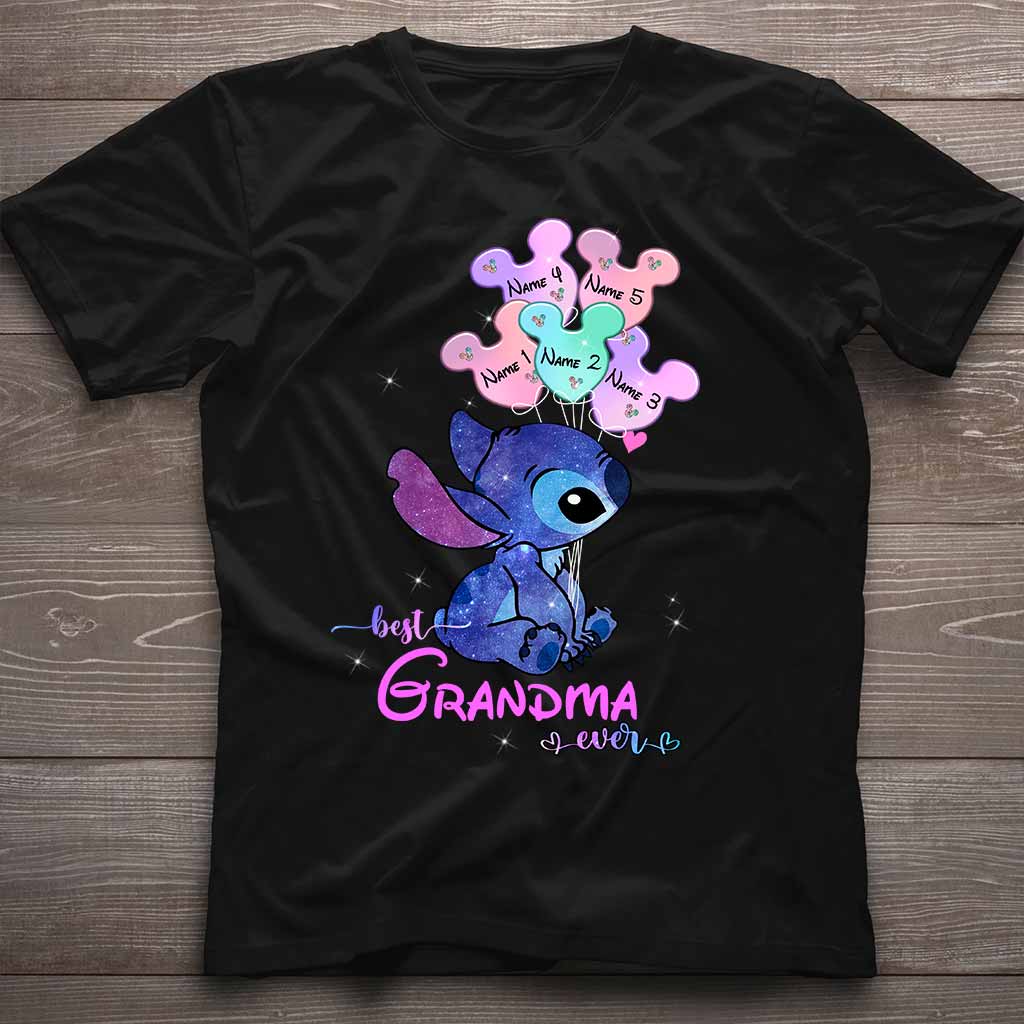 Personalized Best Grandma Ever T-shirt & Hoodie with Names for Mother's Day T-shirt & Hoodie GradoCreations
