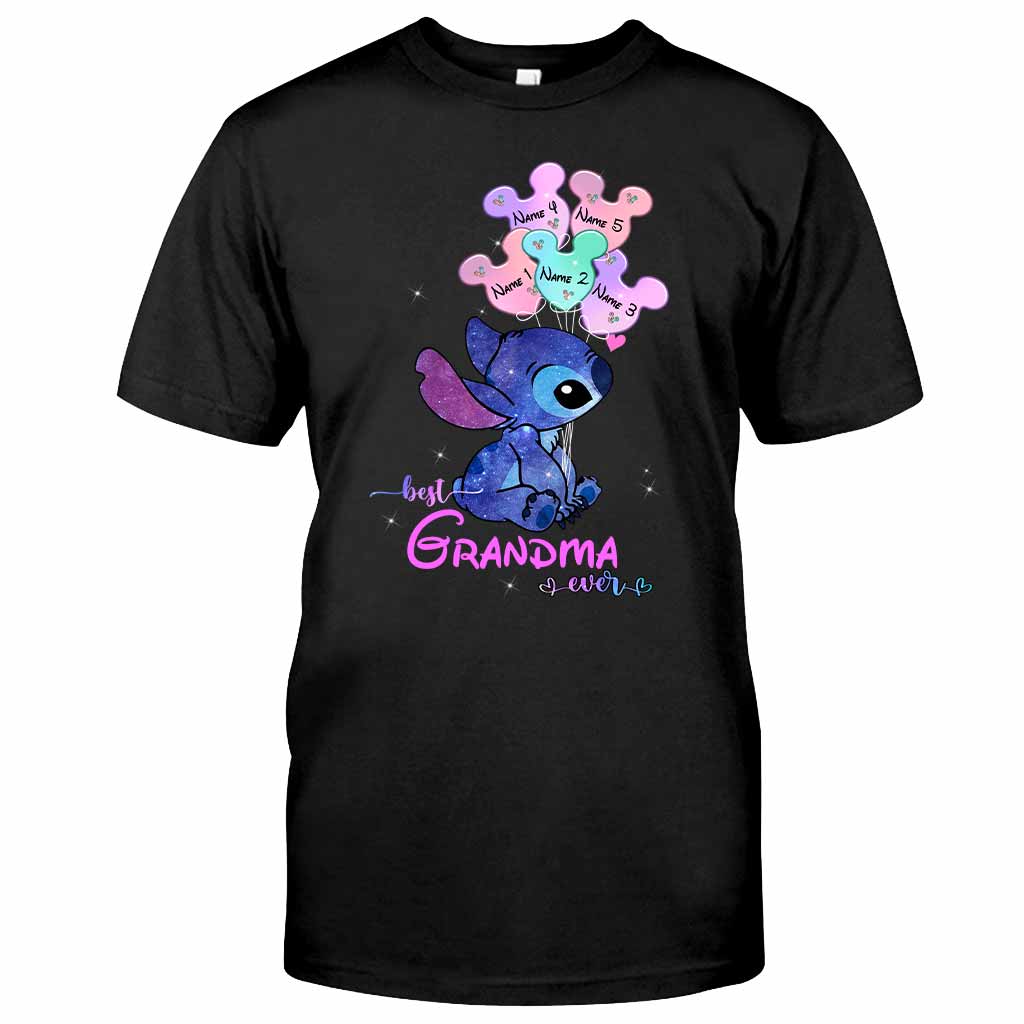 Personalized Best Grandma Ever T-shirt & Hoodie with Names for Mother's Day T-shirt & Hoodie GradoCreations