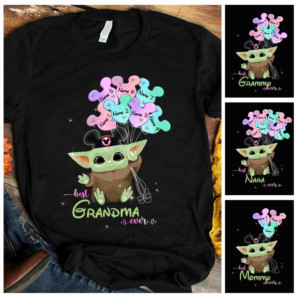 Personalized Best Grandma Ever T-shirt & Hoodie Gift for Mother's Day T-shirt & Hoodie GradoCreations