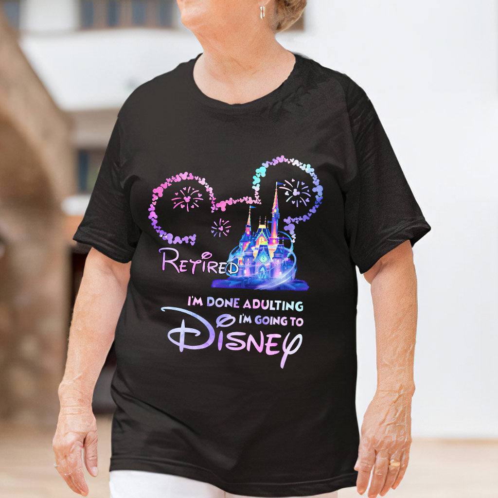 Personalized I'm Done Adulting T-shirt & Hoodie Gift for Disney Lovers T-shirt & Hoodie GradoCreations