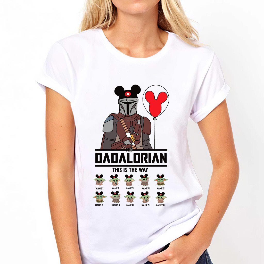 Personalized DADALORIAN T-Shirt & Hoodie Gift for Dad T-shirt & Hoodie GradoCreations