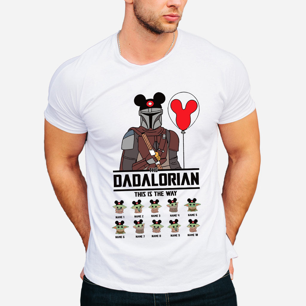 Personalized DADALORIAN T-Shirt & Hoodie Gift for Dad T-shirt & Hoodie GradoCreations