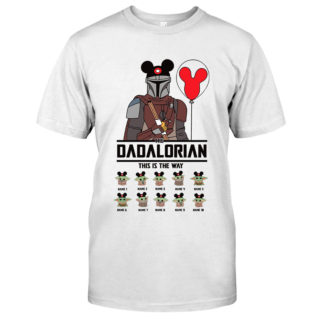 Personalized DADALORIAN T-Shirt & Hoodie Gift for Dad T-shirt & Hoodie GradoCreations