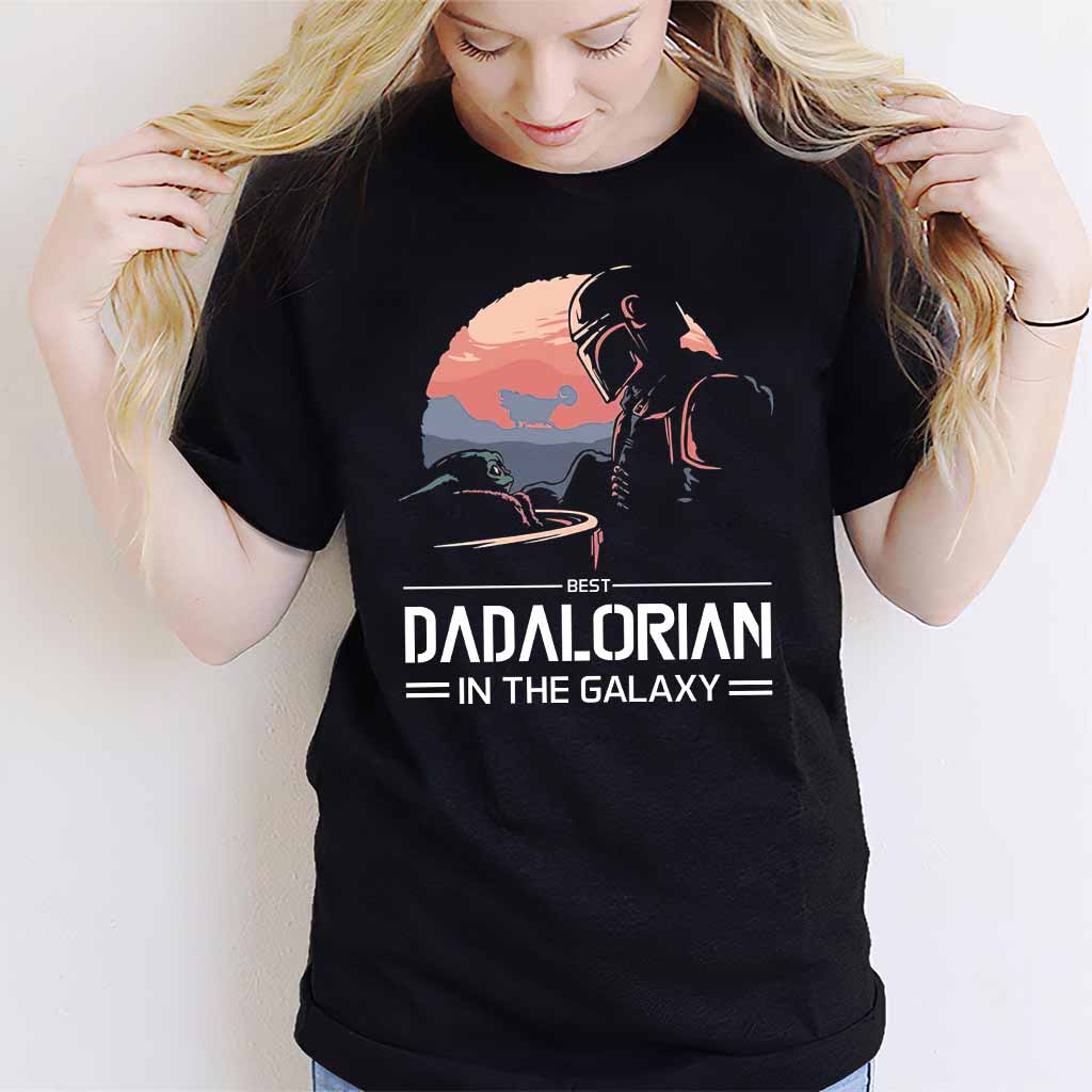 Personalized Best Dad In The Galaxy T-shirt & Hoodie Gift T-shirt & Hoodie GradoCreations