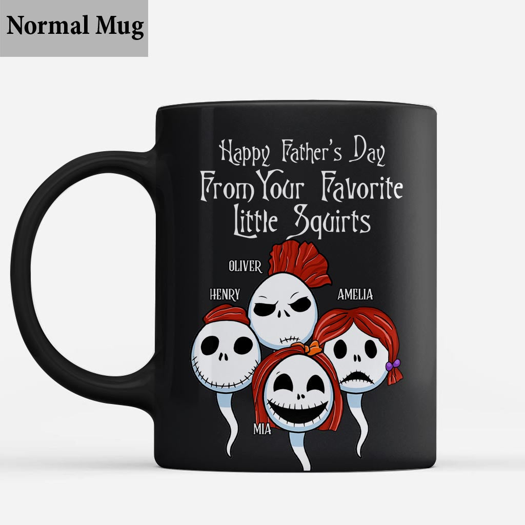 Personalized Halloween Mug Gift for Dad from Kids | Custom Name Mug GradoCreations