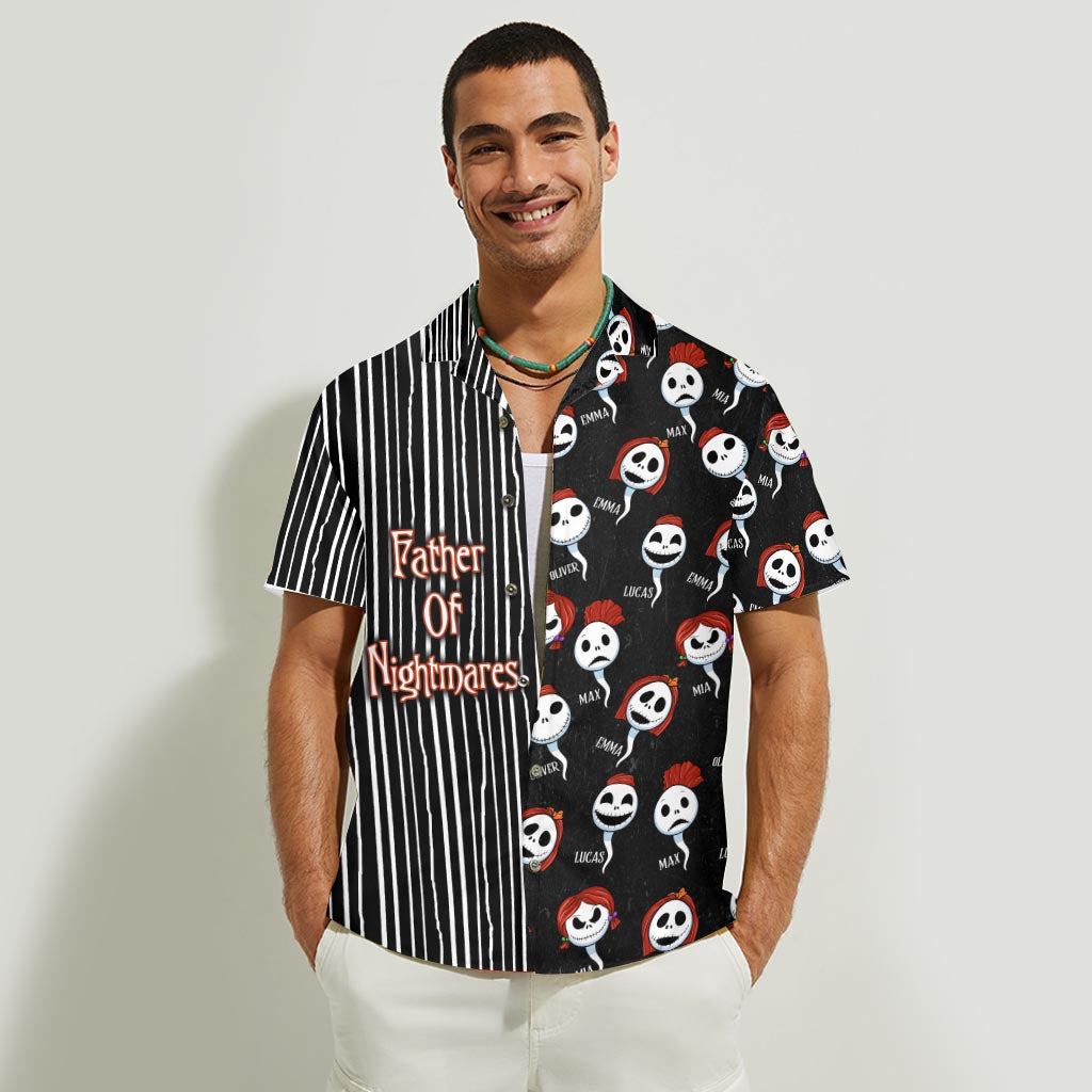 Personalized Father Of Nightmares Hawaiian Shirt for Dad Hawaiian Shirt GradoCreations