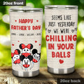 Personalized Father's Day Mouse Tumbler Custom Name Gift Tumbler GradoCreations