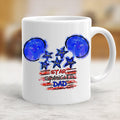 Personalized Star Spangled Mug Custom Name Gift for Dad Mug GradoCreations