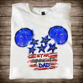 Personalized Star Spangled Dad T-Shirt & Hoodie Gift for Father's Day T-shirt & Hoodie GradoCreations
