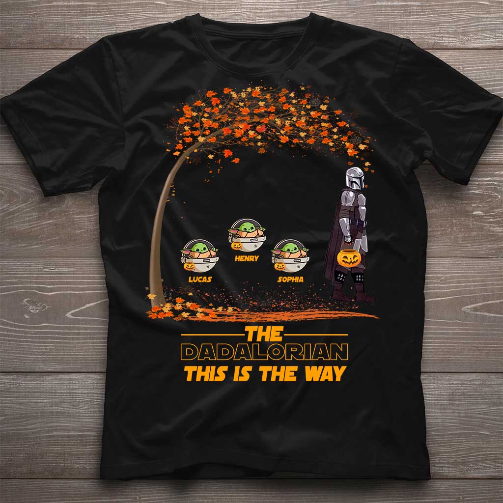Personalized Halloween T-shirt & Hoodie The DADALORIAN Gift for Kids T-shirt & Hoodie GradoCreations
