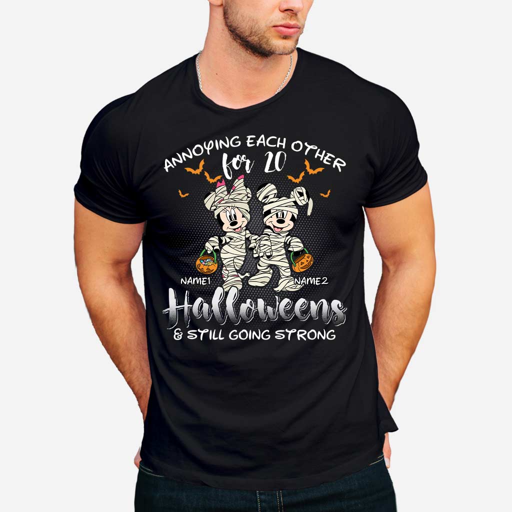 Personalized Halloween Mouse T-shirt & Hoodie Unique Couple Gift T-shirt & Hoodie GradoCreations