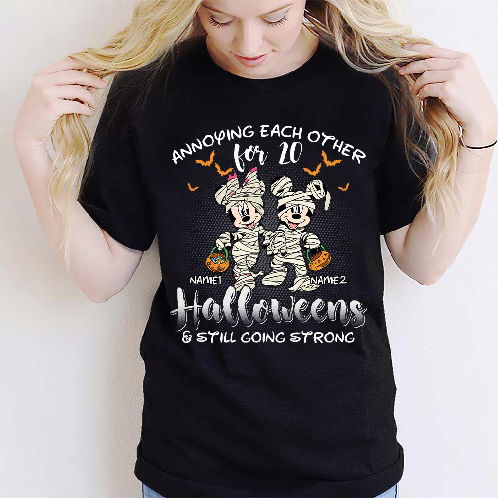 Personalized Halloween Mouse T-shirt & Hoodie Unique Couple Gift T-shirt & Hoodie GradoCreations