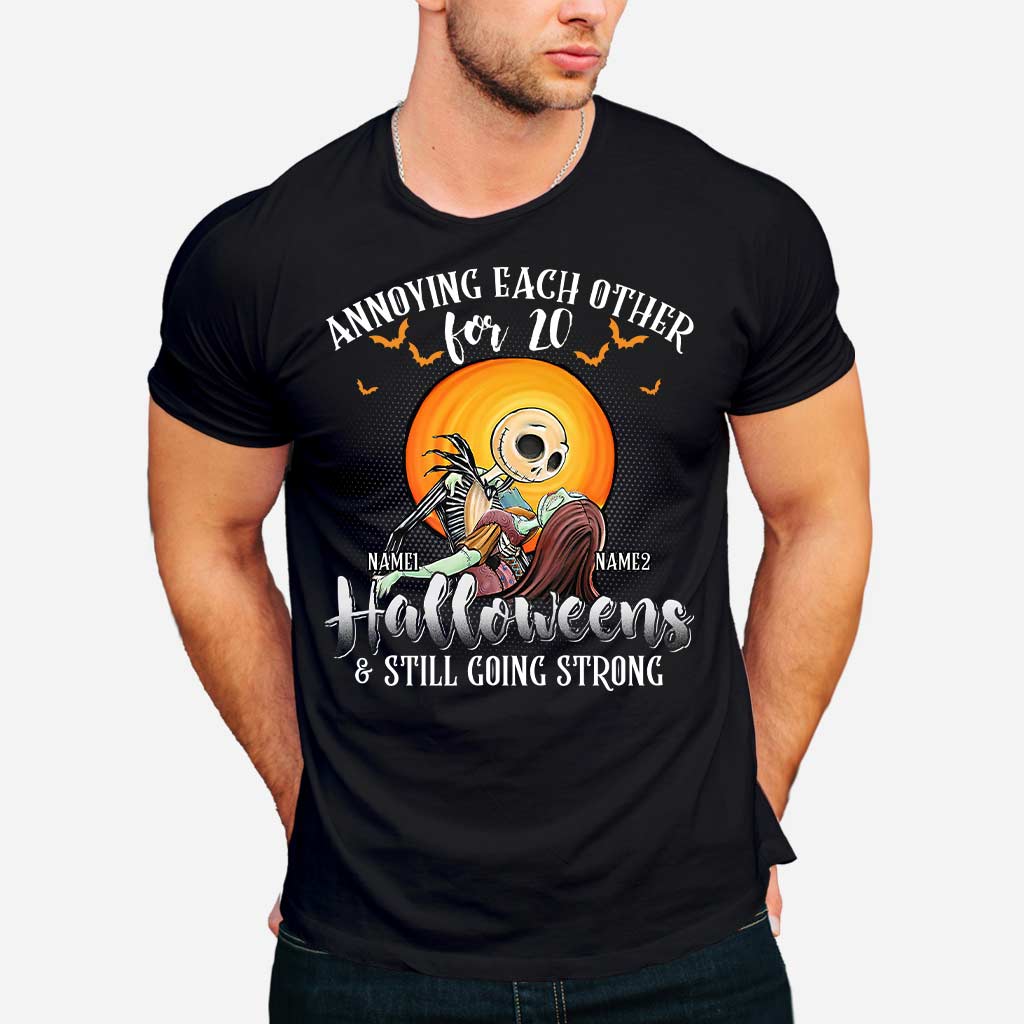 Personalized Halloween T-shirt & Hoodie Custom Names Gift T-shirt & Hoodie GradoCreations