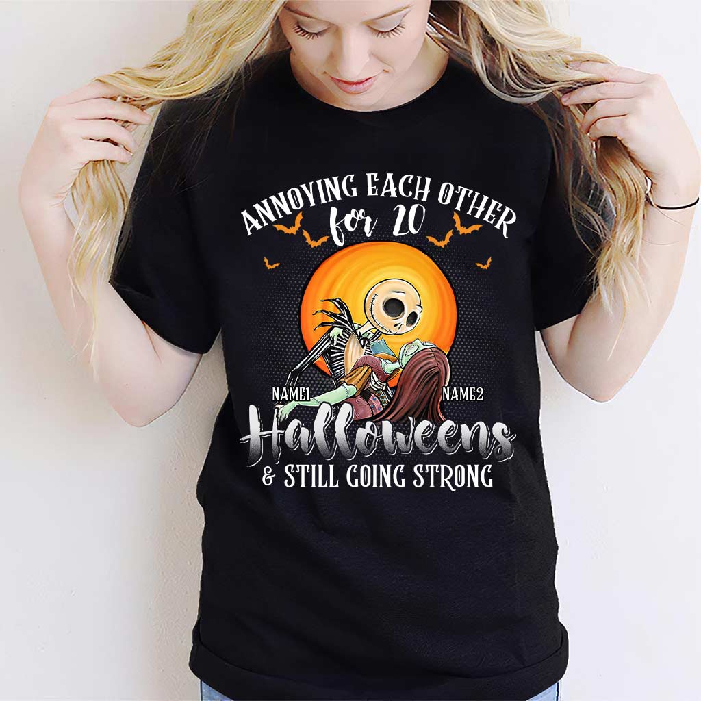 Personalized Halloween T-shirt & Hoodie Custom Names Gift T-shirt & Hoodie GradoCreations