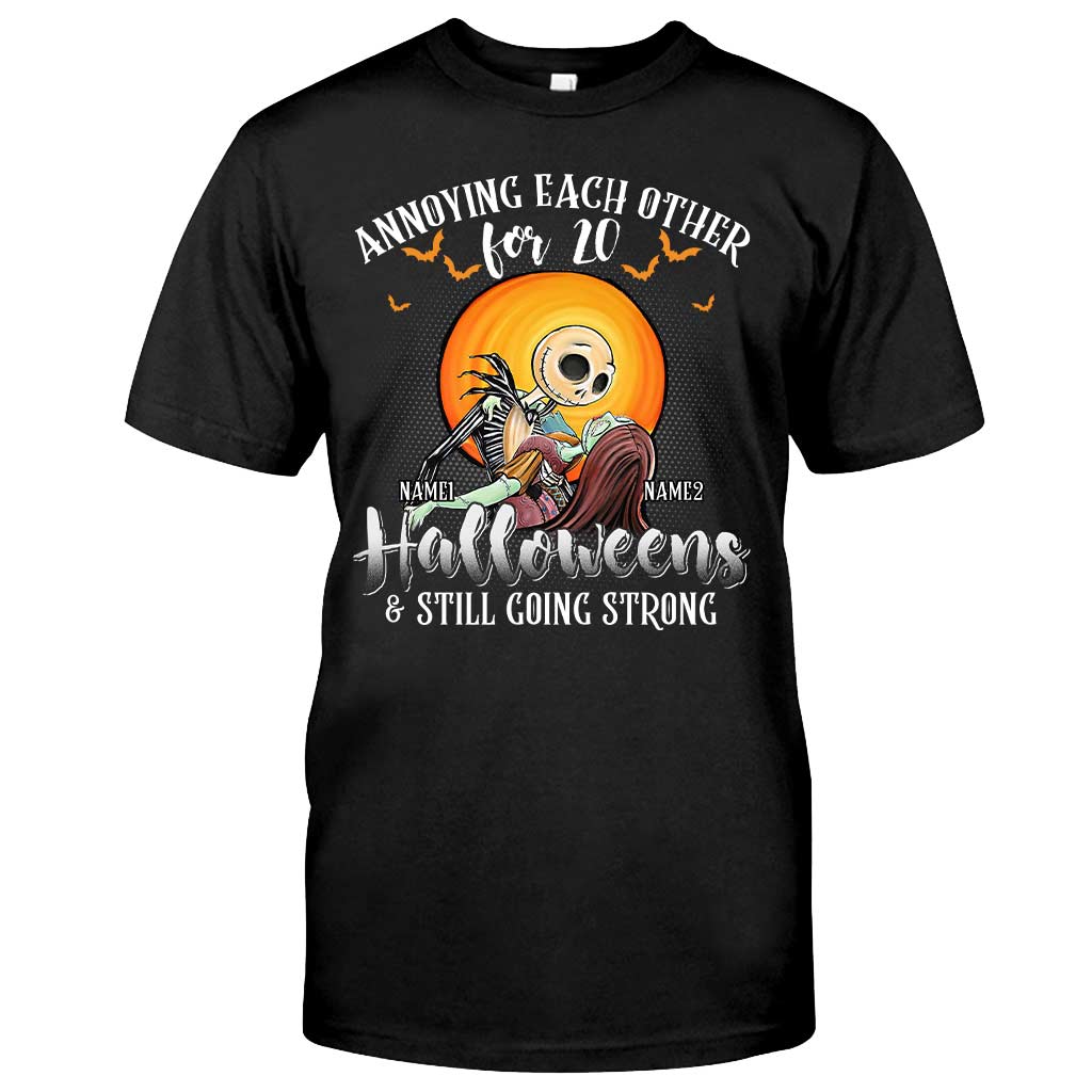 Personalized Halloween T-shirt & Hoodie Custom Names Gift T-shirt & Hoodie GradoCreations