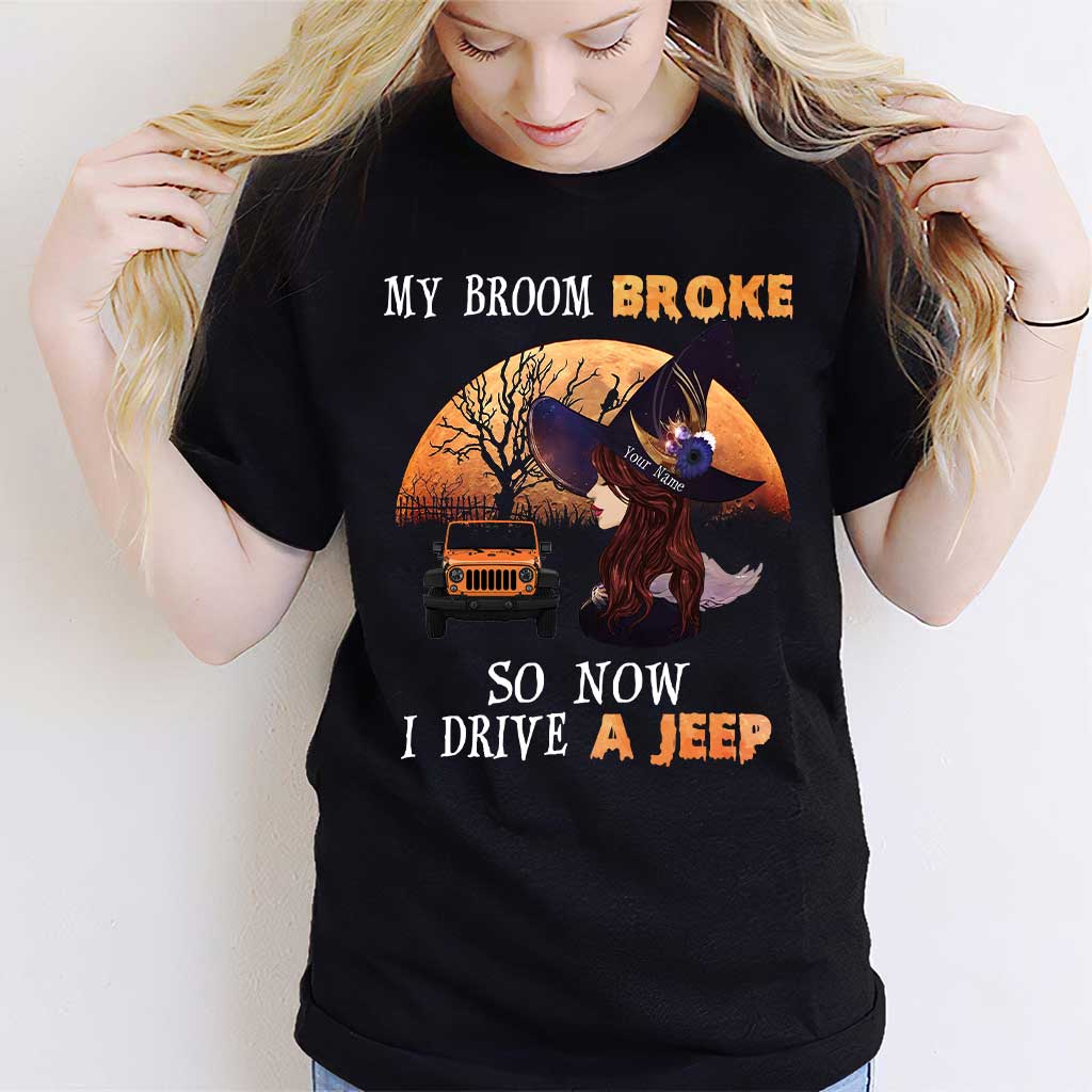 Personalized Halloween T-Shirt & Hoodie Custom Name for Jeep Lovers T-shirt & Hoodie GradoCreations