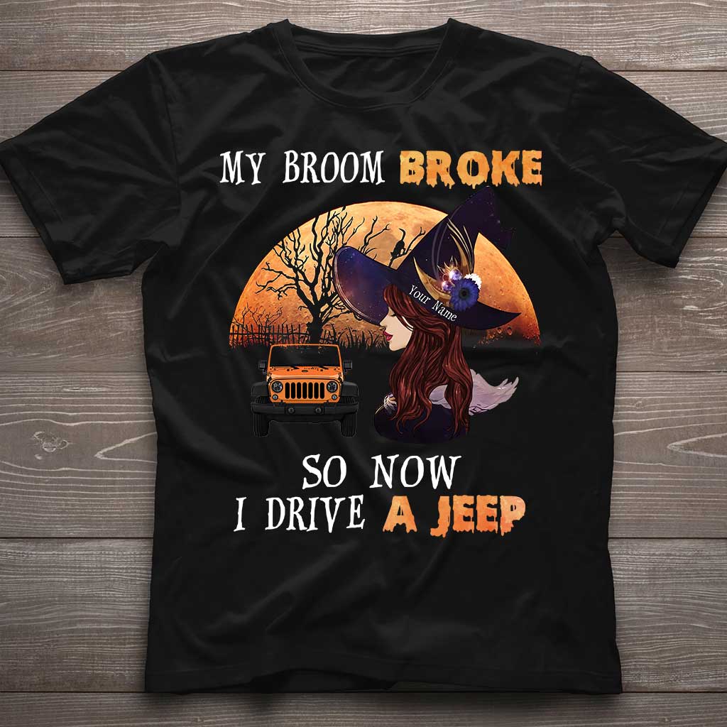 Personalized Halloween T-Shirt & Hoodie Custom Name for Jeep Lovers T-shirt & Hoodie GradoCreations