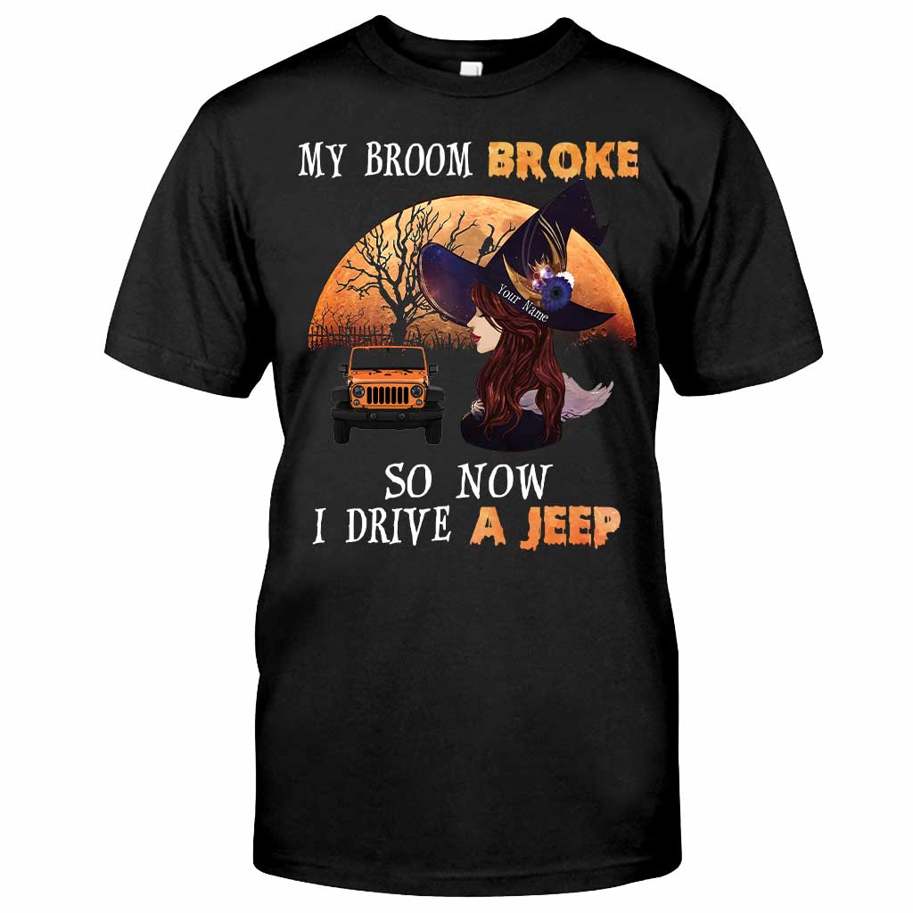 Personalized Halloween T-Shirt & Hoodie Custom Name for Jeep Lovers T-shirt & Hoodie GradoCreations
