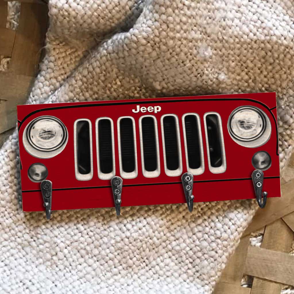 Personalized Jeep Car Key Rack Custom Name Gift for Him Key Rack GradoCreations