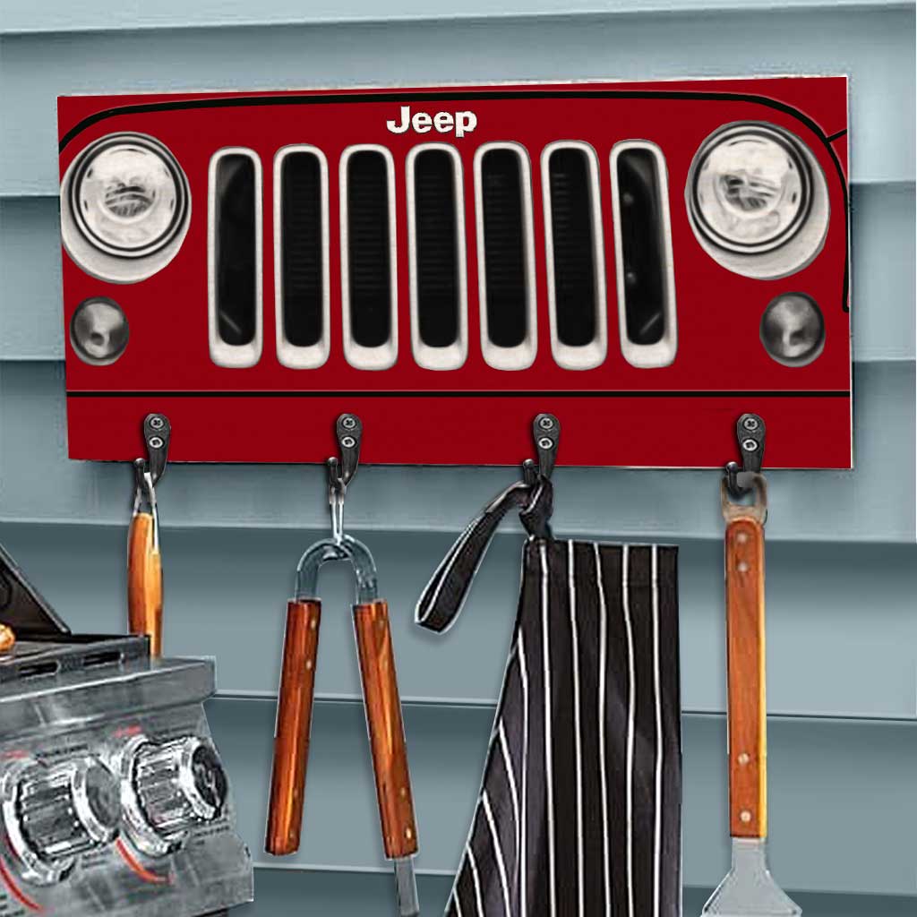 Personalized Jeep Car Key Rack Custom Name Gift for Him Key Rack GradoCreations