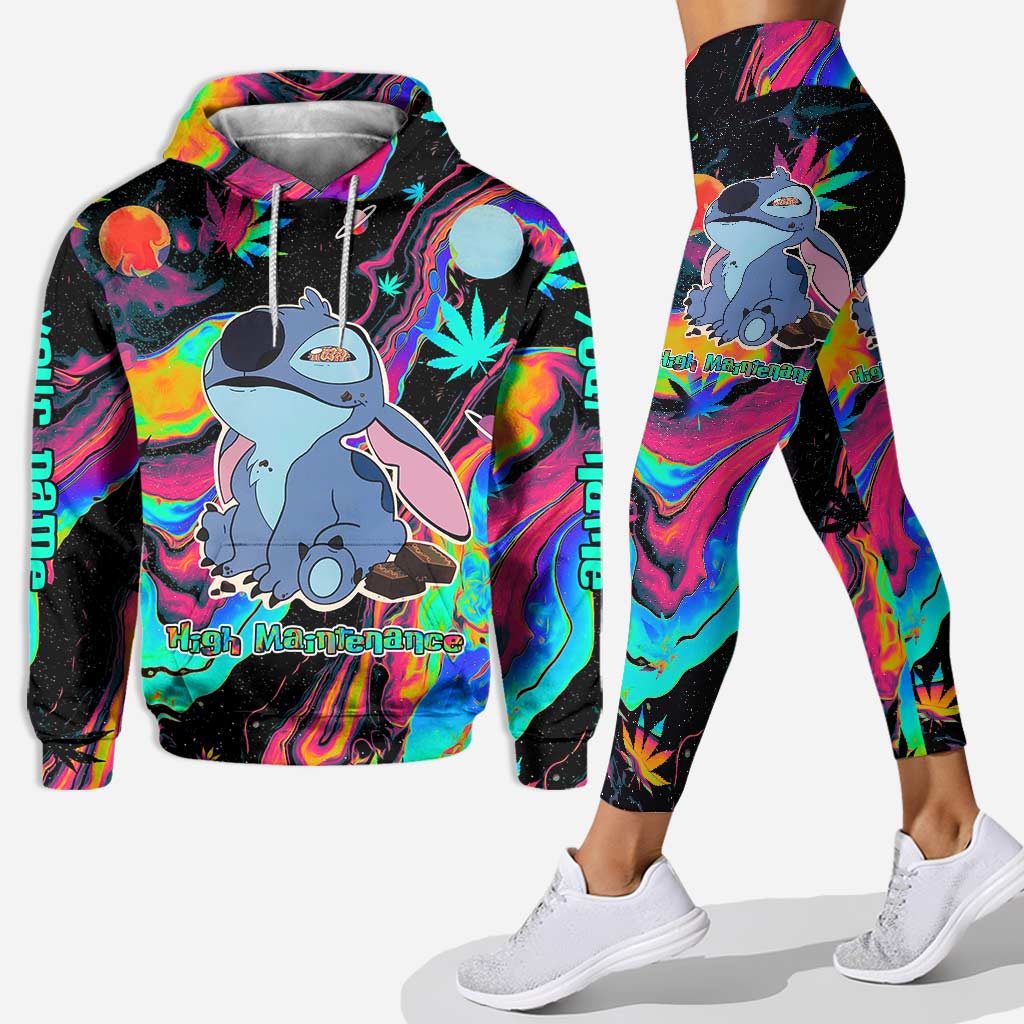 Personalized Weed Hoodie and Leggings Set for Unique Gifts Hoodie & Leggings GradoCreations