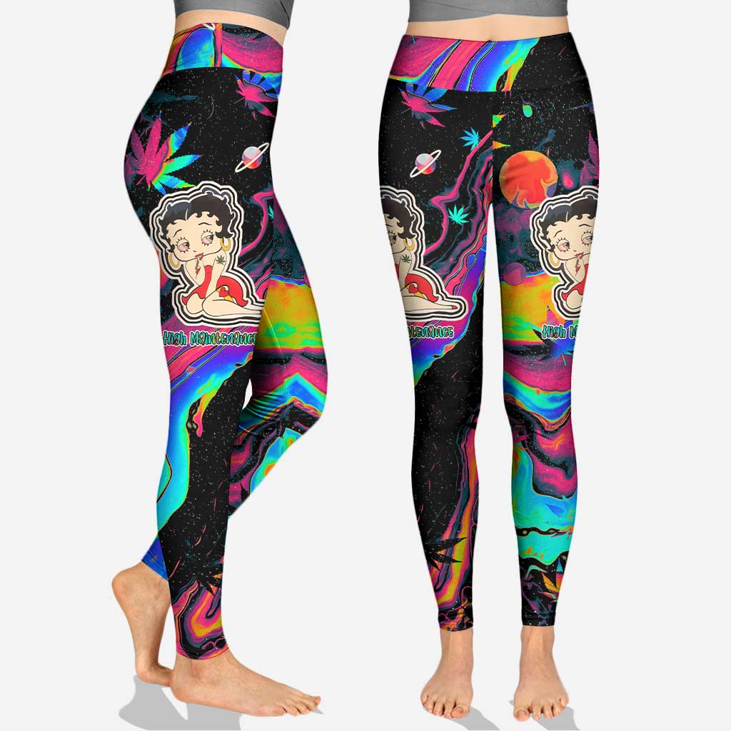 Personalized High Maintenance Weed Hoodie & Leggings Set Hoodie & Leggings GradoCreations