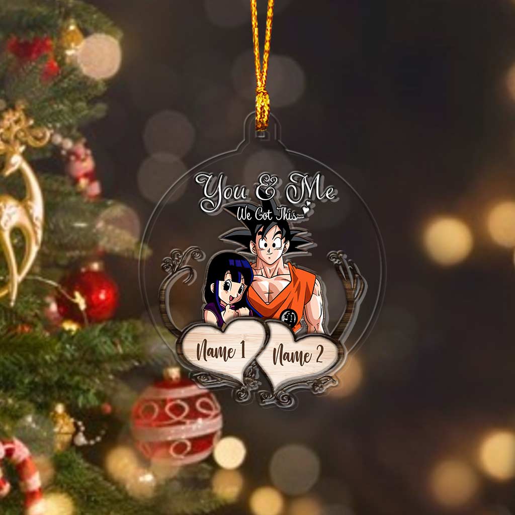 Personalized Christmas Layers Mix Ornament Custom Name Gift Layers Mix Ornament GradoCreations