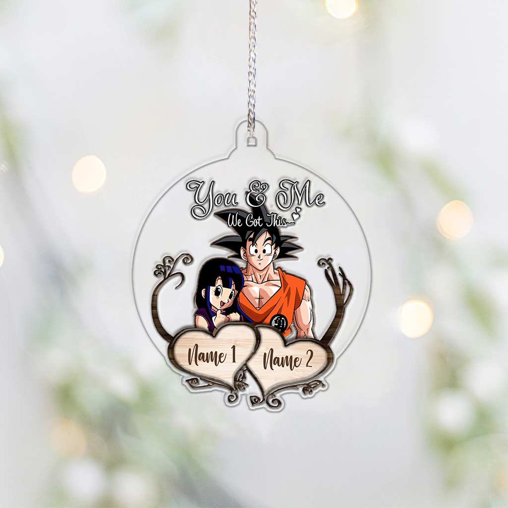 Personalized Christmas Layers Mix Ornament Custom Name Gift Layers Mix Ornament GradoCreations