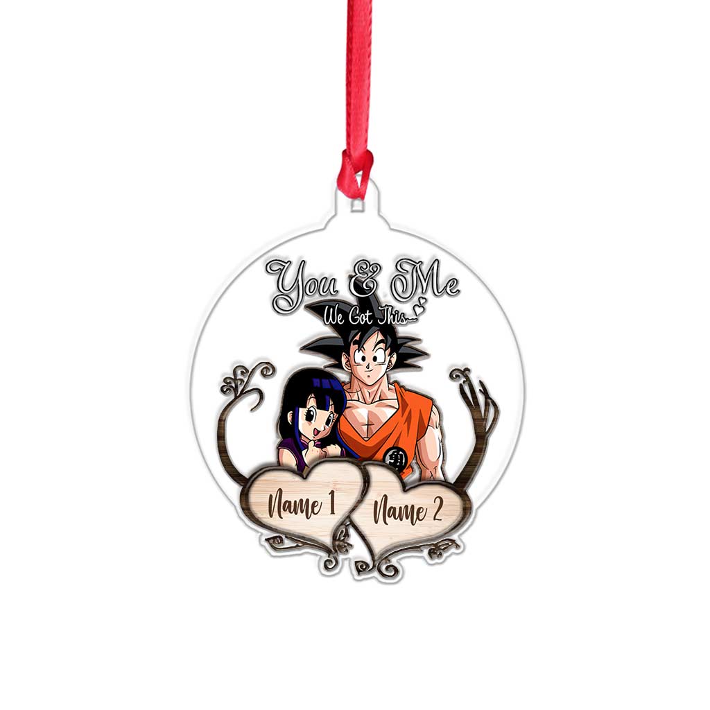 Personalized Christmas Layers Mix Ornament Custom Name Gift Layers Mix Ornament GradoCreations