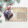 Personalized Wooden Christmas Ornament Pop Out Card for Couples Pop Out Ornament GradoCreations