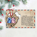 Personalized Wooden Pop Out Ornament Custom Couple Gift for Christmas Pop Out Ornament GradoCreations