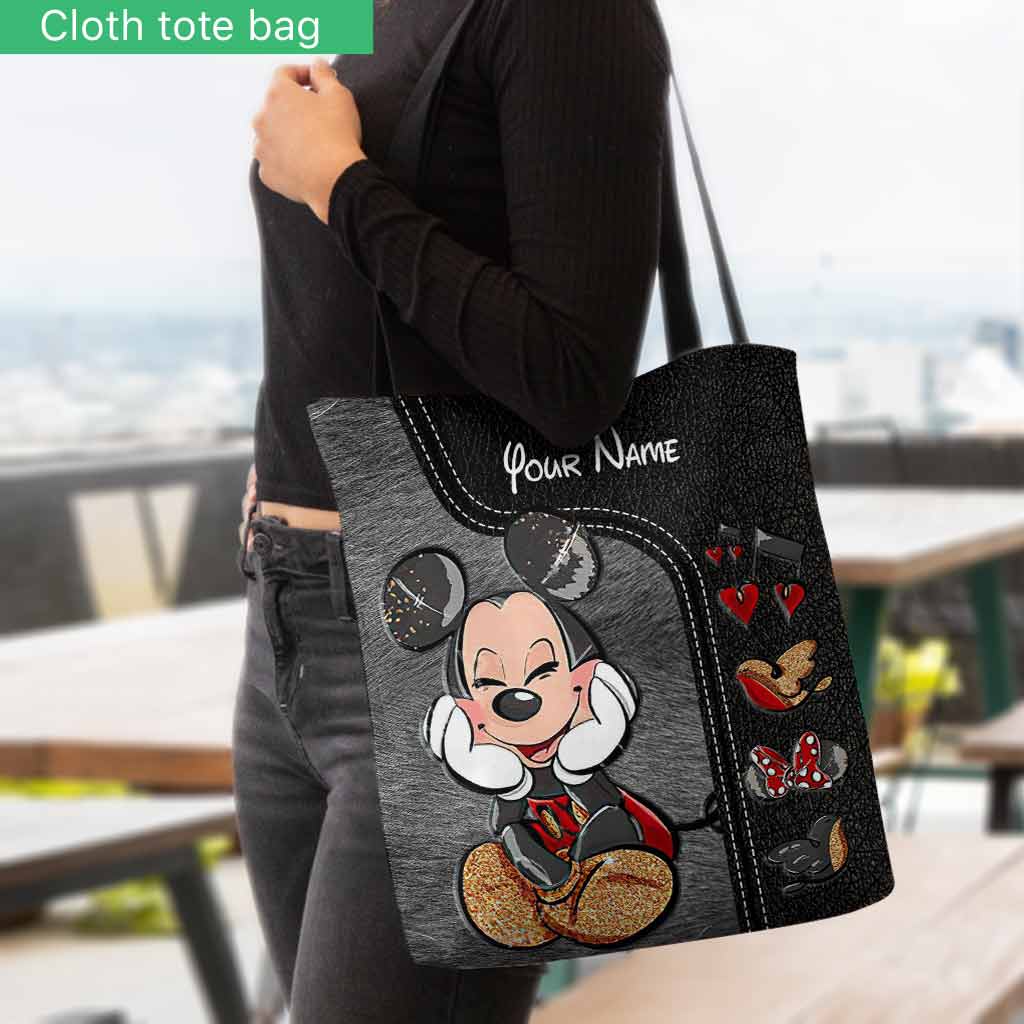 Personalized Mouse Ears Tote Bag Custom Name Gift for Mom Tote Bag GradoCreations