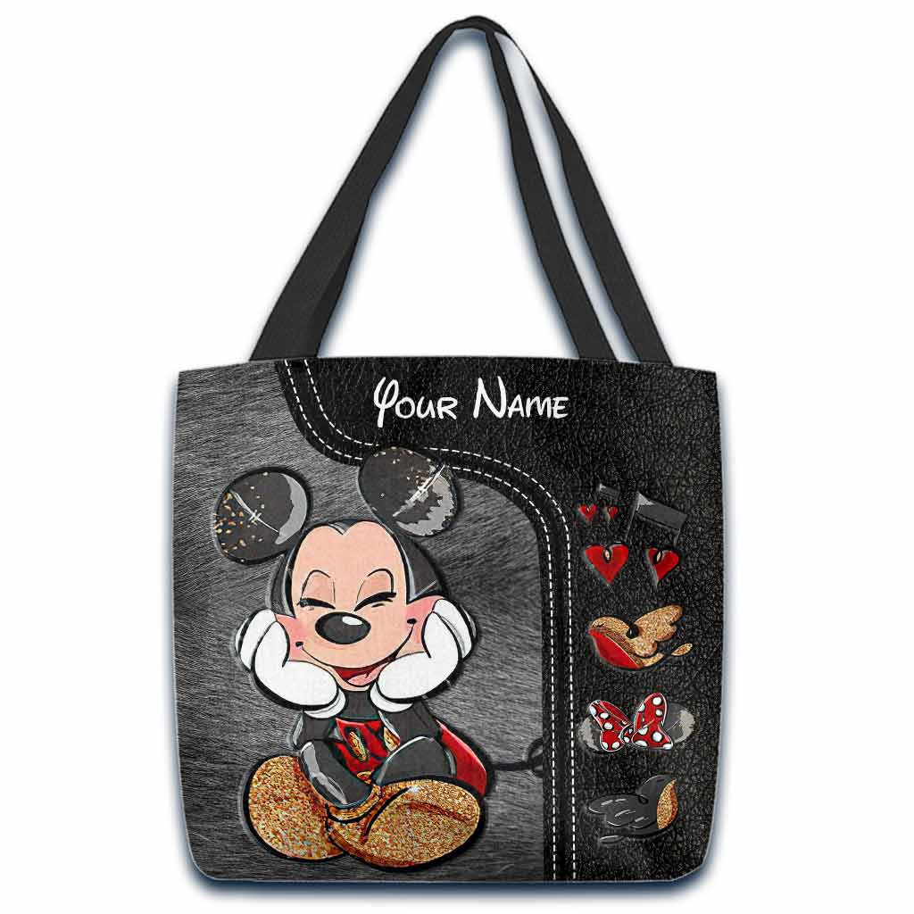Personalized Mouse Ears Tote Bag Custom Name Gift for Mom Tote Bag GradoCreations