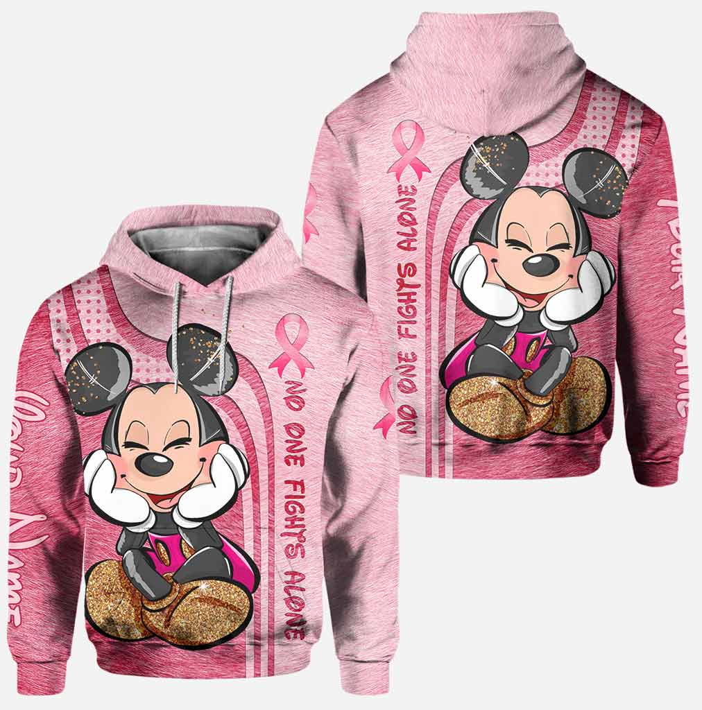 Personalized Breast Cancer Awareness Hoodie & Leggings Gift for Mom Hoodie & Leggings GradoCreations