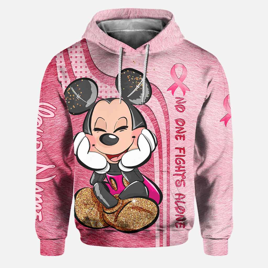 Personalized Breast Cancer Awareness Hoodie & Leggings Gift for Mom Hoodie & Leggings GradoCreations
