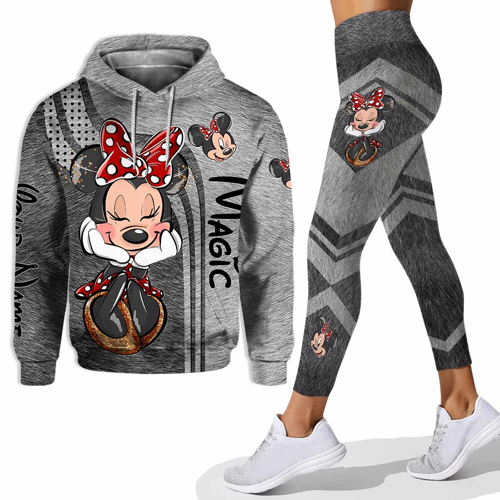 Personalized Magic Mouse Ears Hoodie & Leggings Set for Kids Hoodie & Leggings GradoCreations