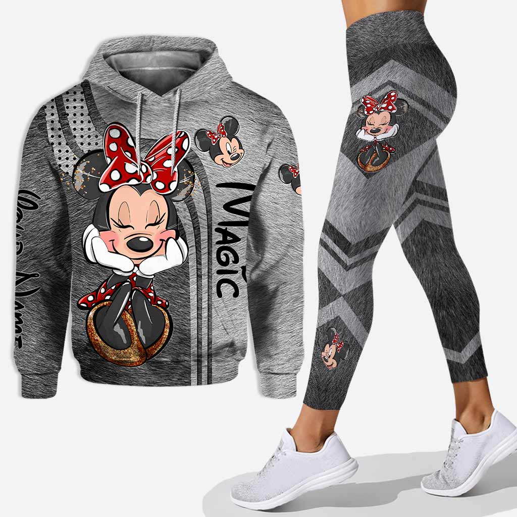 Personalized Mickey Mouse Ears Hoodie & Leggings Set for Kids Hoodie & Leggings GradoCreations