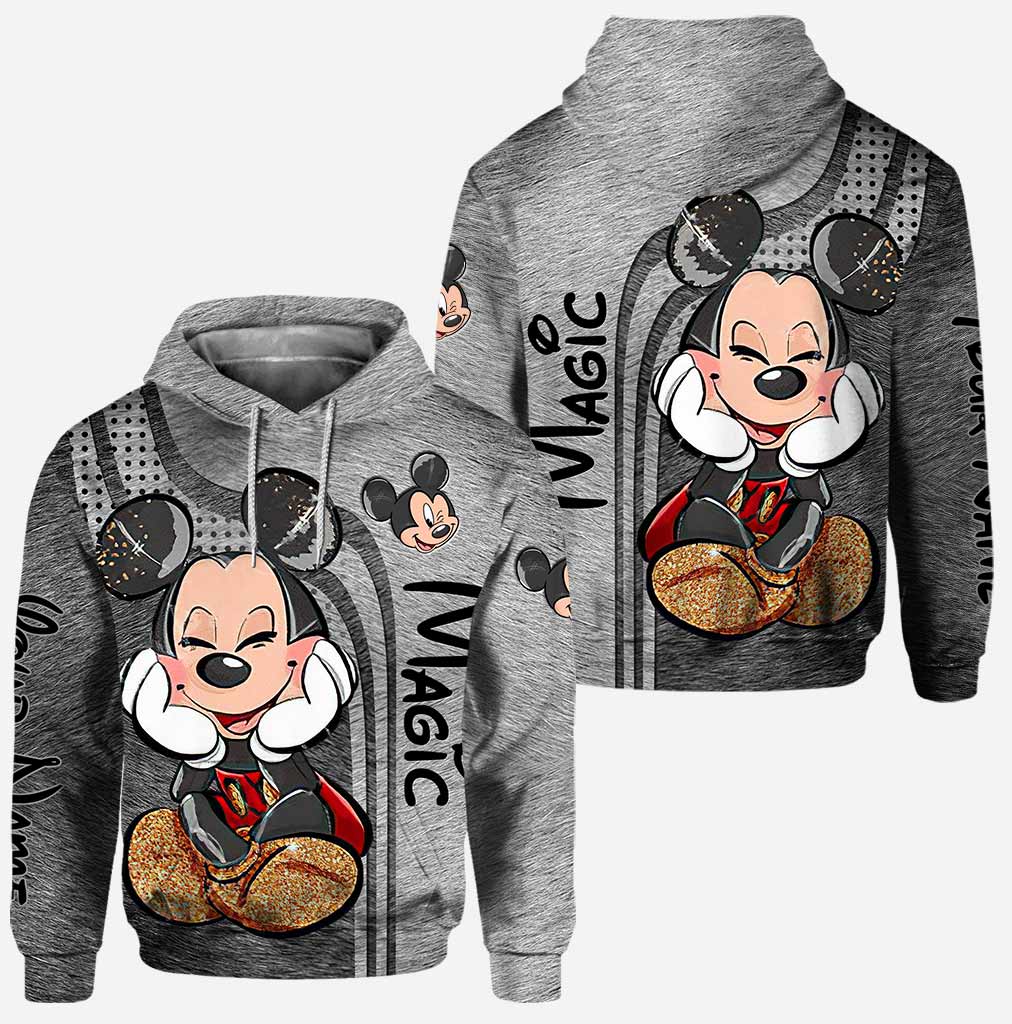 Personalized Mickey Mouse Ears Hoodie & Leggings Set for Kids Hoodie & Leggings GradoCreations