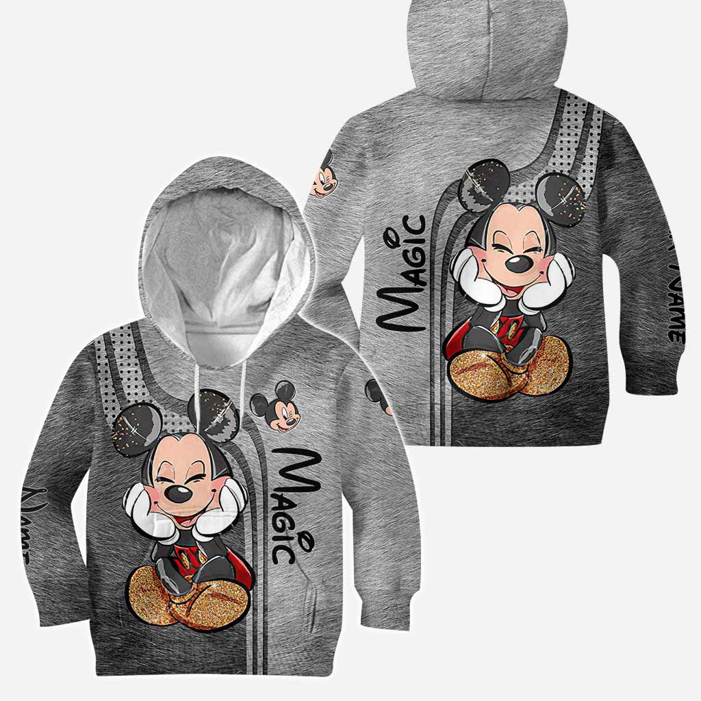 Personalized Mickey Mouse Ears Hoodie & Leggings Set for Kids Hoodie & Leggings GradoCreations