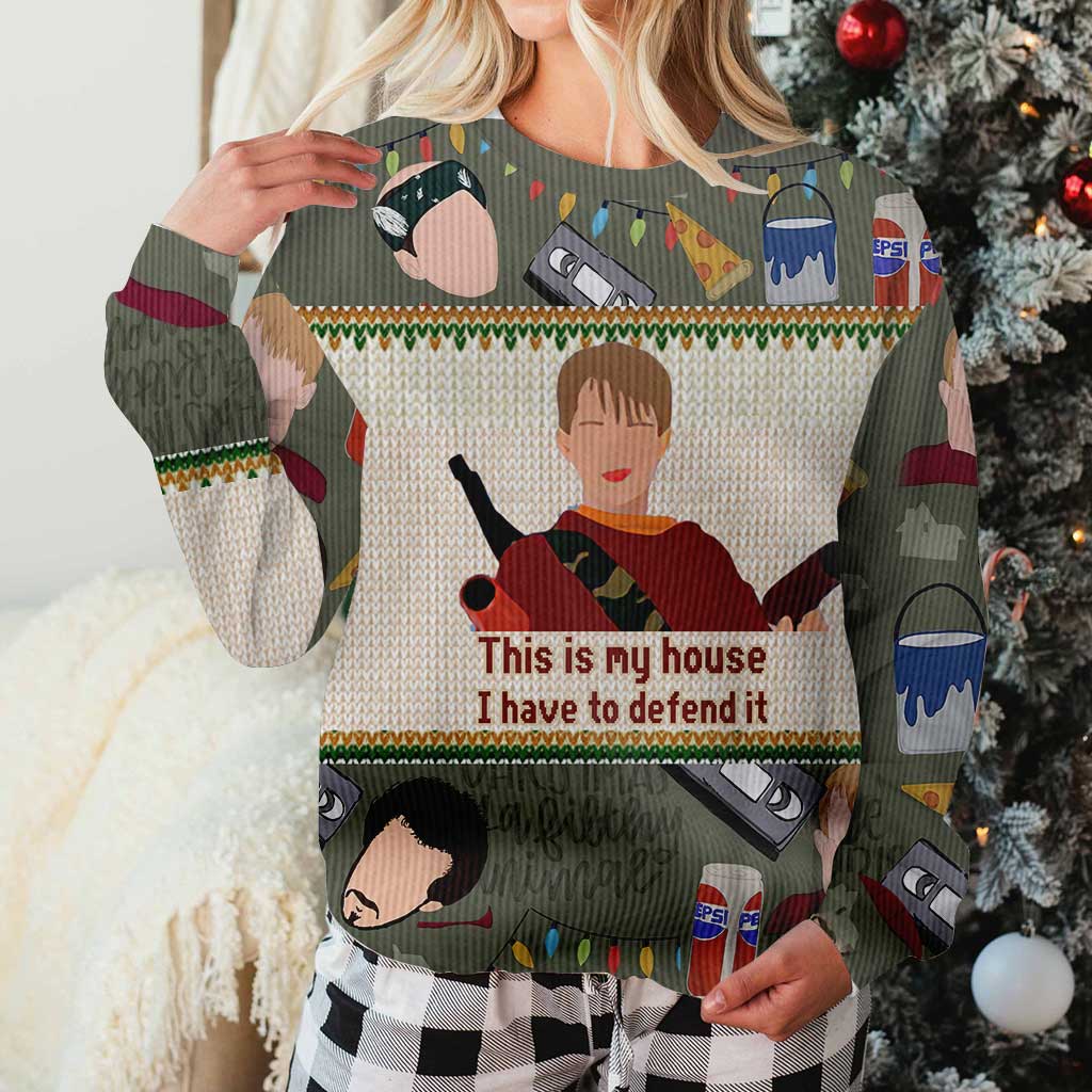 Personalized Christmas Sweater Custom Name Holiday Gift Sweater GradoCreations