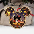 Personalized Mickey Mouse Couple Ornament Custom Name Gift for Christmas Ornament GradoCreations