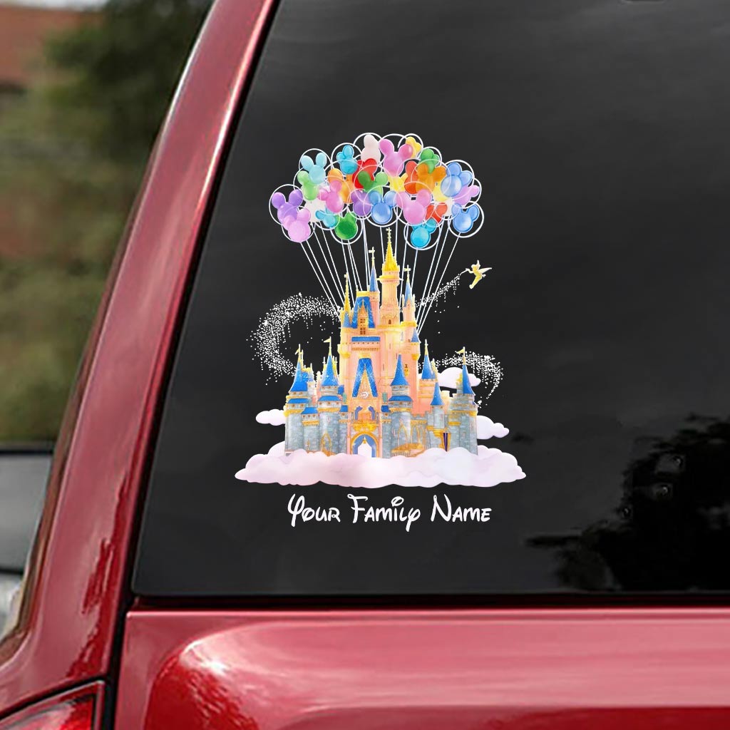 Personalized Magic Castle Mouse Decal for Cars & Windows Decal Full GradoCreations