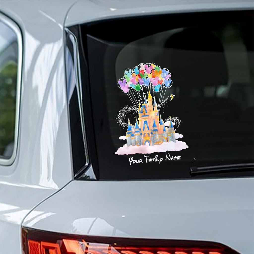 Personalized Magic Castle Mouse Decal for Cars & Windows Decal Full GradoCreations