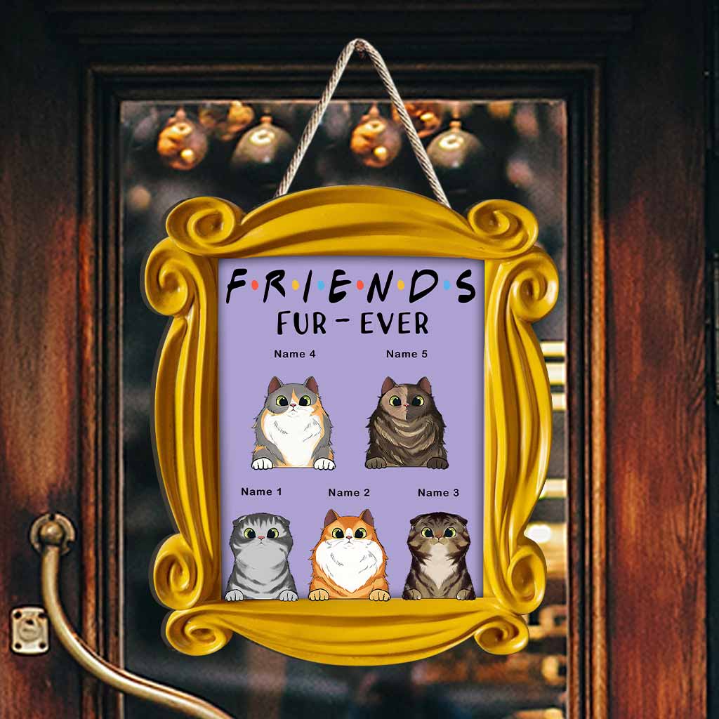 Personalized Cat Wood Sign Custom Name Family Gift Wood Sign GradoCreations